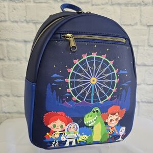 Loungefly Toy Story Mini Backpack Pixar Character Carnival Disney Bag New